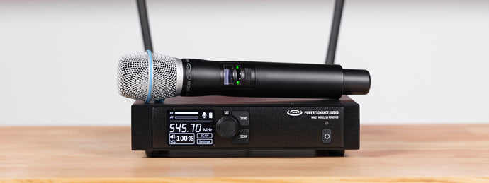 Pure Resonance Audio Launches WMS1-HH Wireless Handheld Microphone System