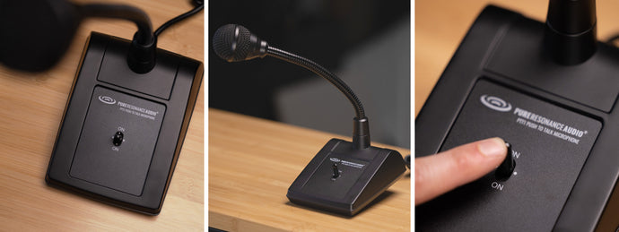 Stay Connected with Push-to-Talk Microphones