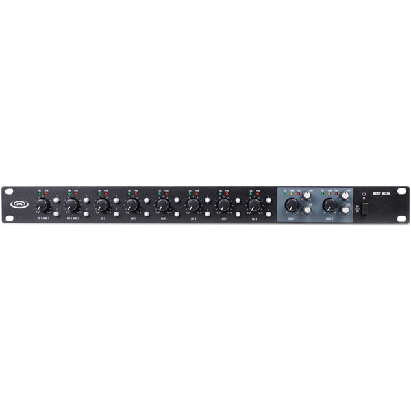 Pure Resonance Audio MX82 8-Channel 2 Zone Rack Mount Mic Line Mixer